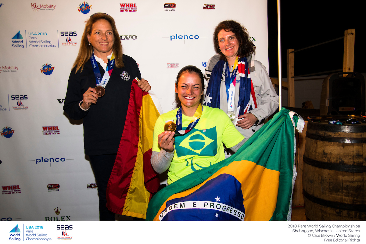 Hansa 303 femminile - Cerimonia di Premiazione Para World Sailing Championships - Sheboygan, USA