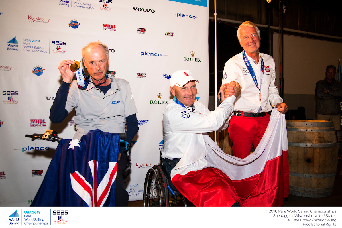 Hansa 303 maschile - Cerimonia di Premiazione Para World Sailing Championships - Sheboygan, USA