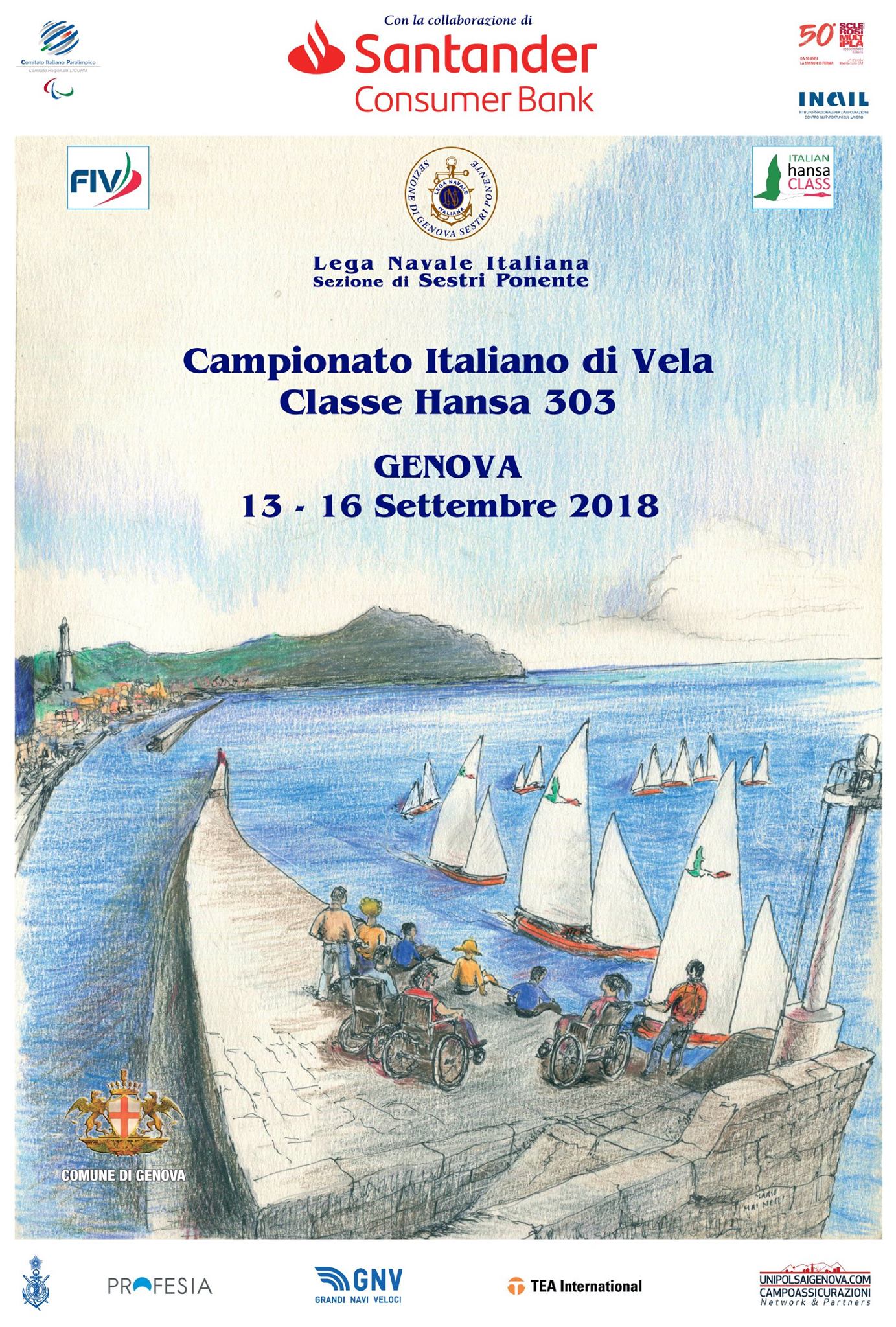 Campionato Italiano HANSA 303 - Genova (13/16 settembre 2018)