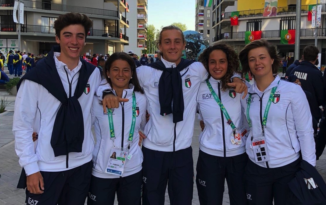 Velisti Italia Team alla Cerimonia di Apertura Buenos Aires 2018