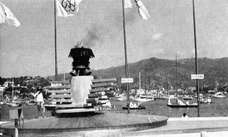 La sede delle regate olimpiche di Messico 1968 ad Acapulco