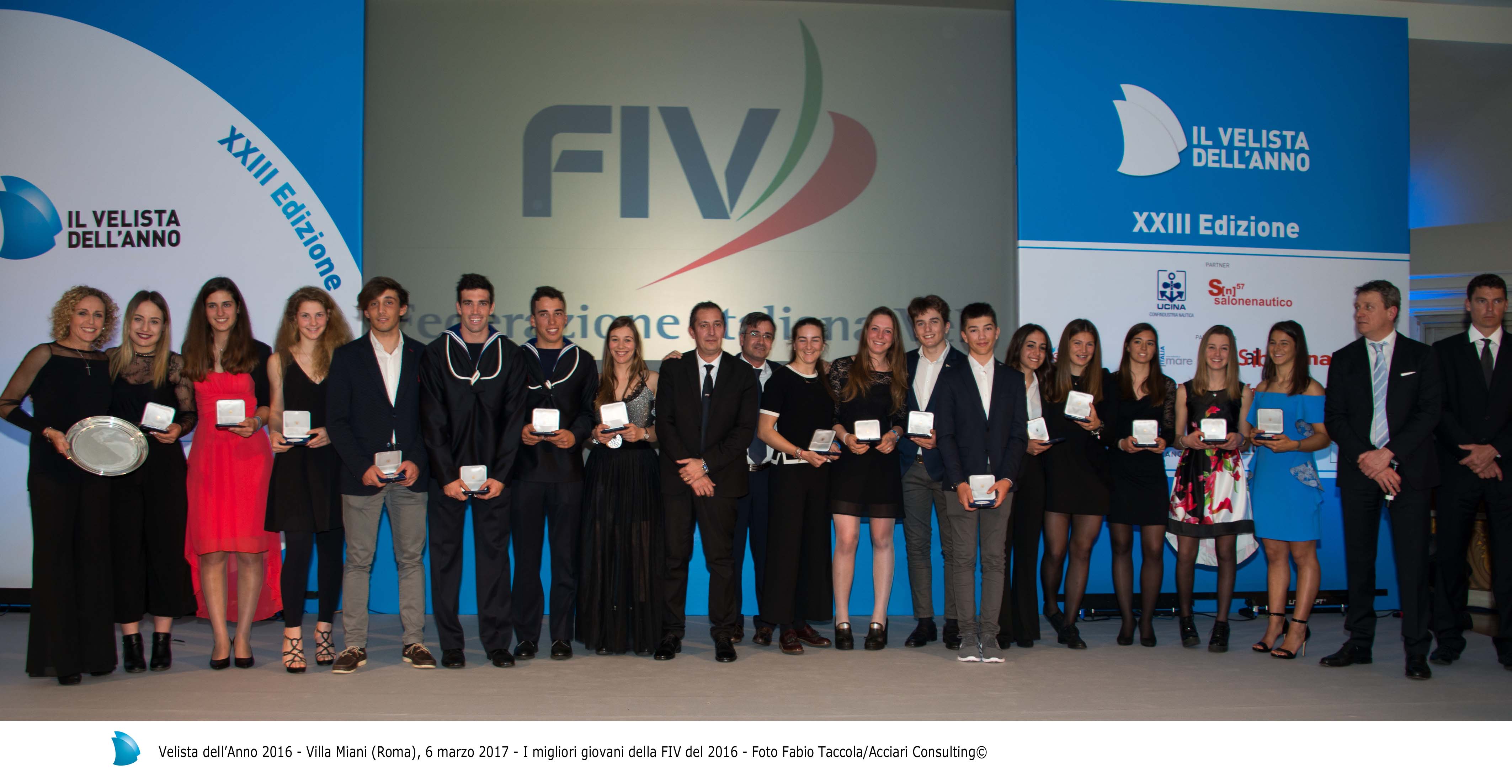 I giovani premiati dalla FIV (foto Fabio Taccola/AcciariConsulting)