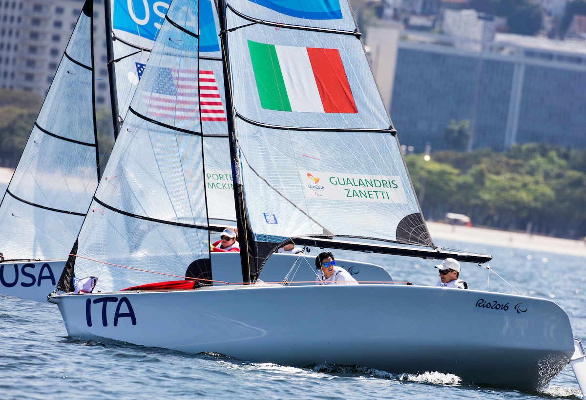 Marco Gualandris e Marta Zanetti, classe Skud 18 (foto Richard Langdon/WS) 