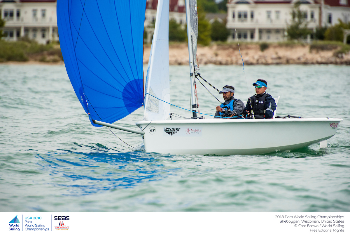 Gianluca Raggi/Davide Di Maria - RS Venture - Para World Sailing Championships 2018 - Sheboygan, USA