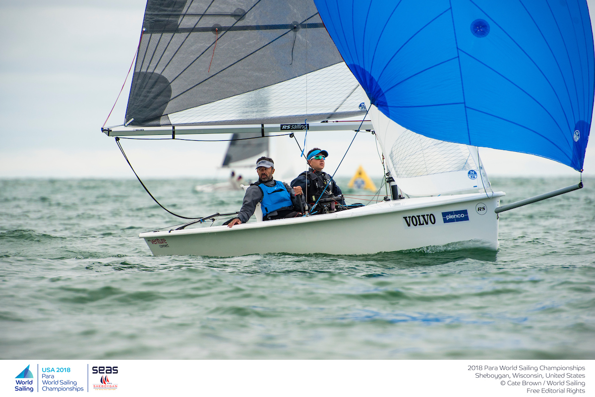 Gianluca Raggi/Davide Di Maria - RS Venture - Para World Sailing Championships 2018 - Sheboygan, USA