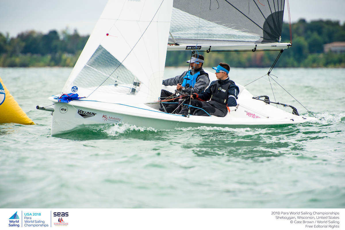 Gianluca Raggi/Davide Di Maria - RS Venture - Para World Sailing Championships 2018 - Sheboygan, USA