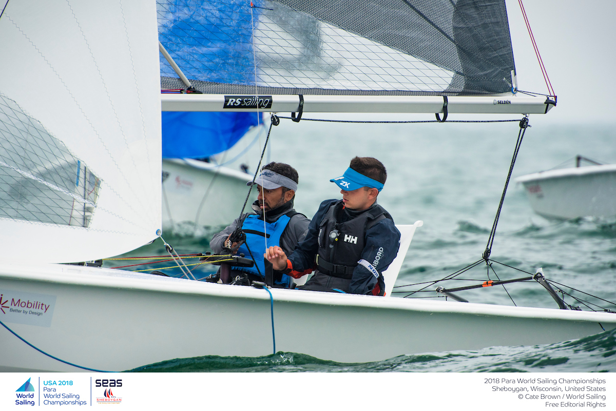 Gianluca Raggi/Davide Di Maria - RS Venture - Para World Sailing Championships 2018 - Sheboygan, USA