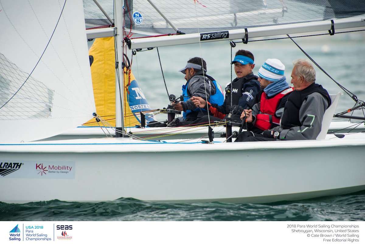 Gianluca Raggi/Davide Di Maria - RS Venture - Para World Sailing Championships 2018 - Sheboygan, USA