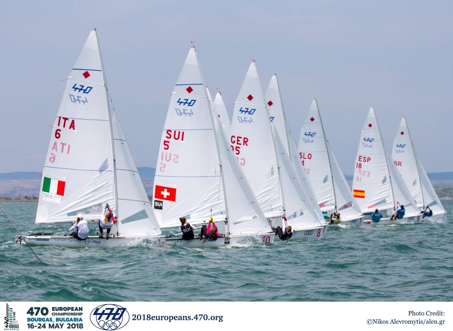 Medal Race femminile Europeo 470