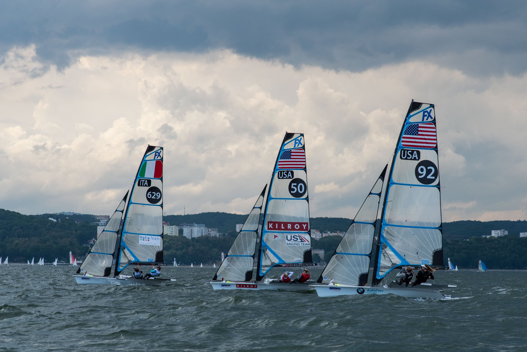 Nacra 17, 49er e 49er FX Europeans