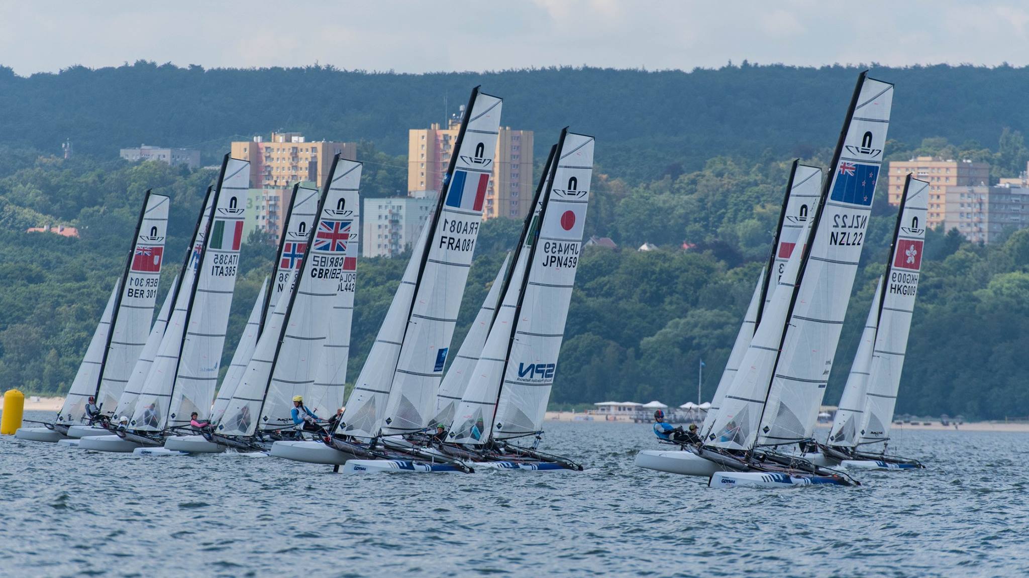 Nacra 17, 49er e 49er FX Europeans