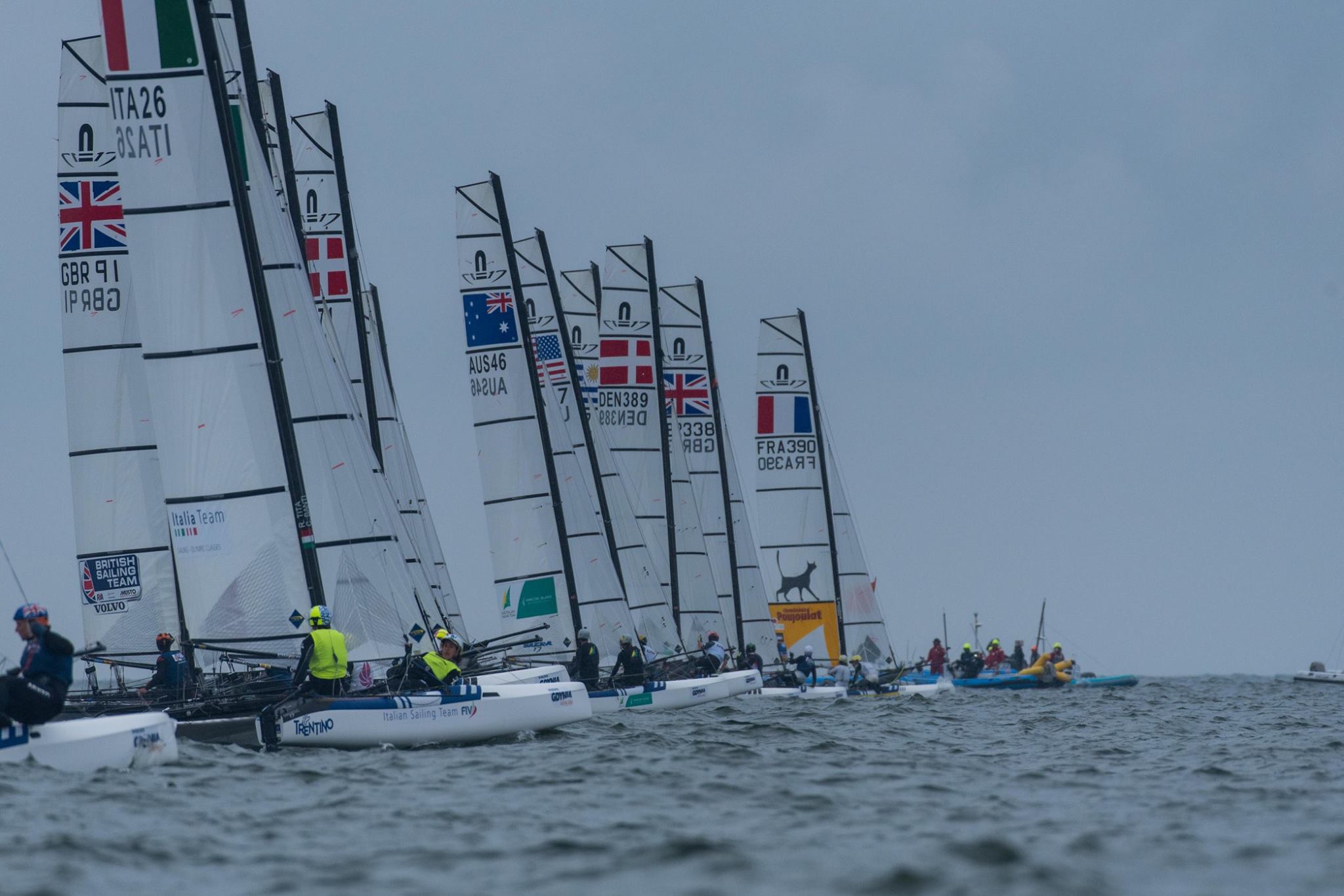 Nacra 17, 49er e 49er FX Europeans