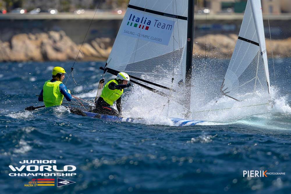 GIANLUIGI UGOLINI E MARIA GIUBILEI - Campioni del Mondo U23 Nacra 17 - Marsiglia, Francia