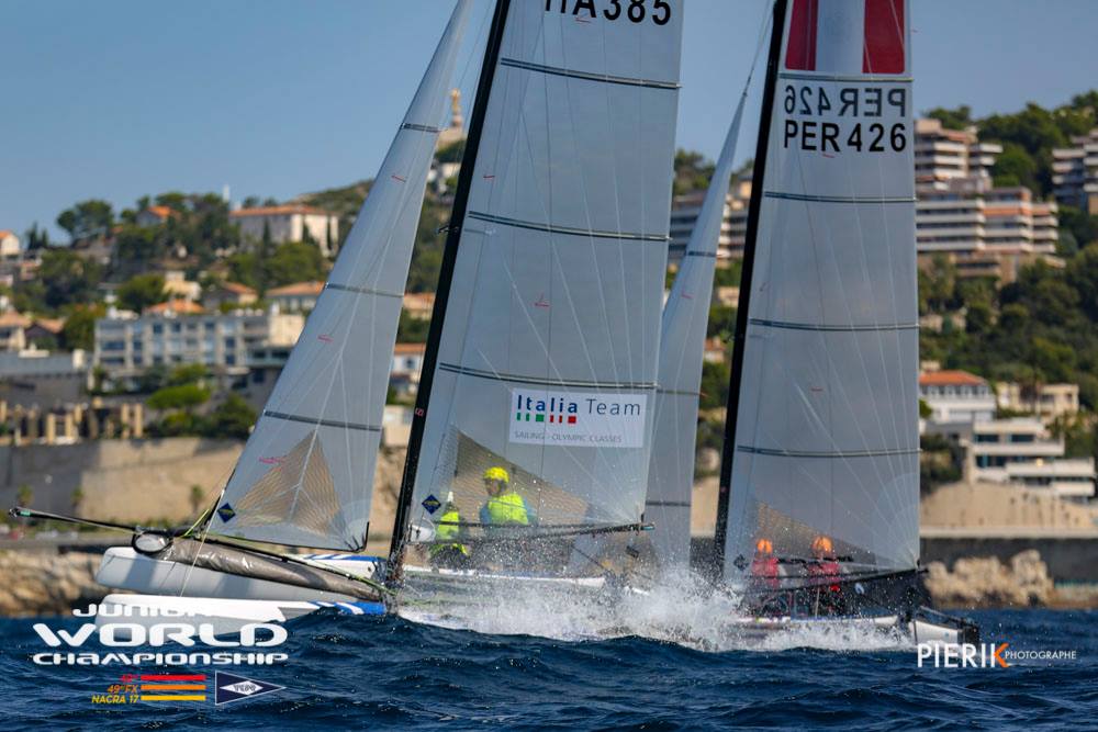 GIANLUIGI UGOLINI E MARIA GIUBILEI - Campioni del Mondo U23 Nacra 17 - Marsiglia, Francia