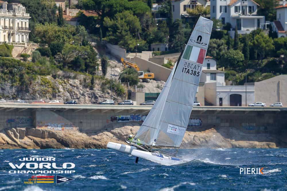 GIANLUIGI UGOLINI E MARIA GIUBILEI - Campioni del Mondo U23 Nacra 17 - Marsiglia, Francia