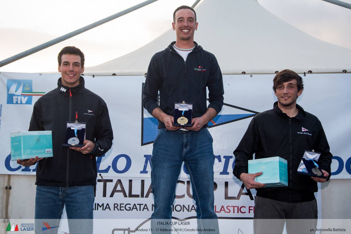 Premiazione Prima Tappa Italia Cup Laser 2019 - Andora
