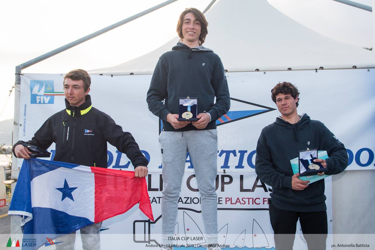 Premiazione Prima Tappa Italia Cup Laser 2019 - Andora