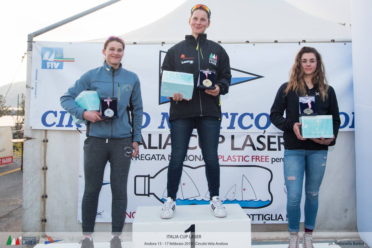 Premiazione Prima Tappa Italia Cup Laser 2019 - Andora