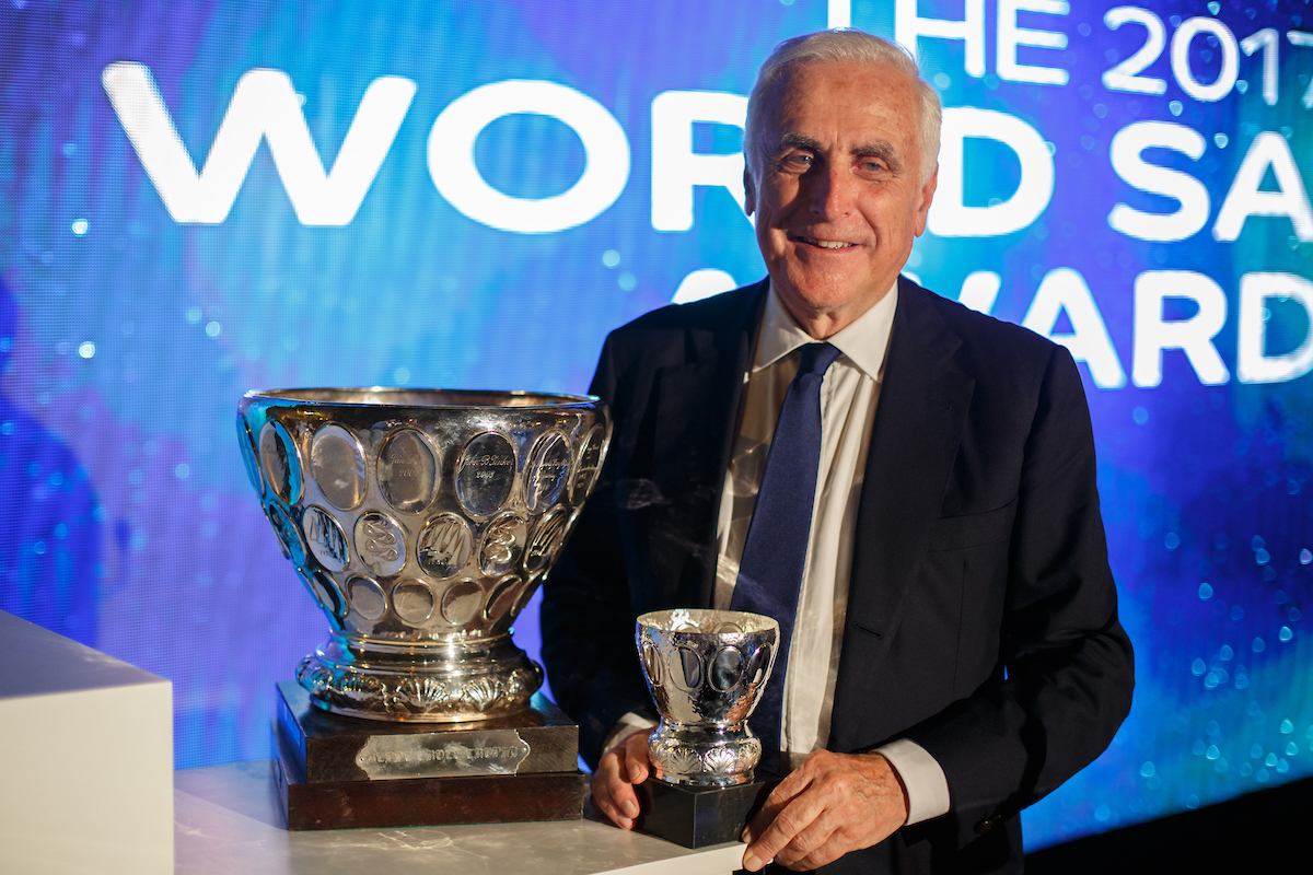 Carlo Croce con il Beppe Croce Trophy