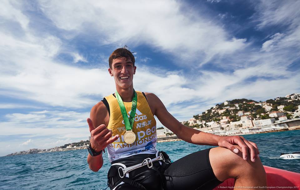 Luca DI Tomassi, oro nell'RS:X Youth