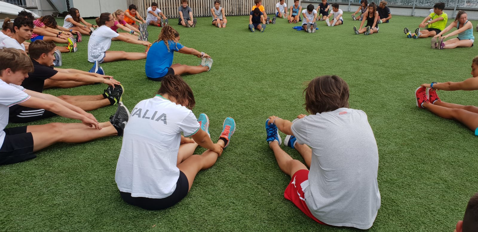 Allenamento collegiale Campione del Garda