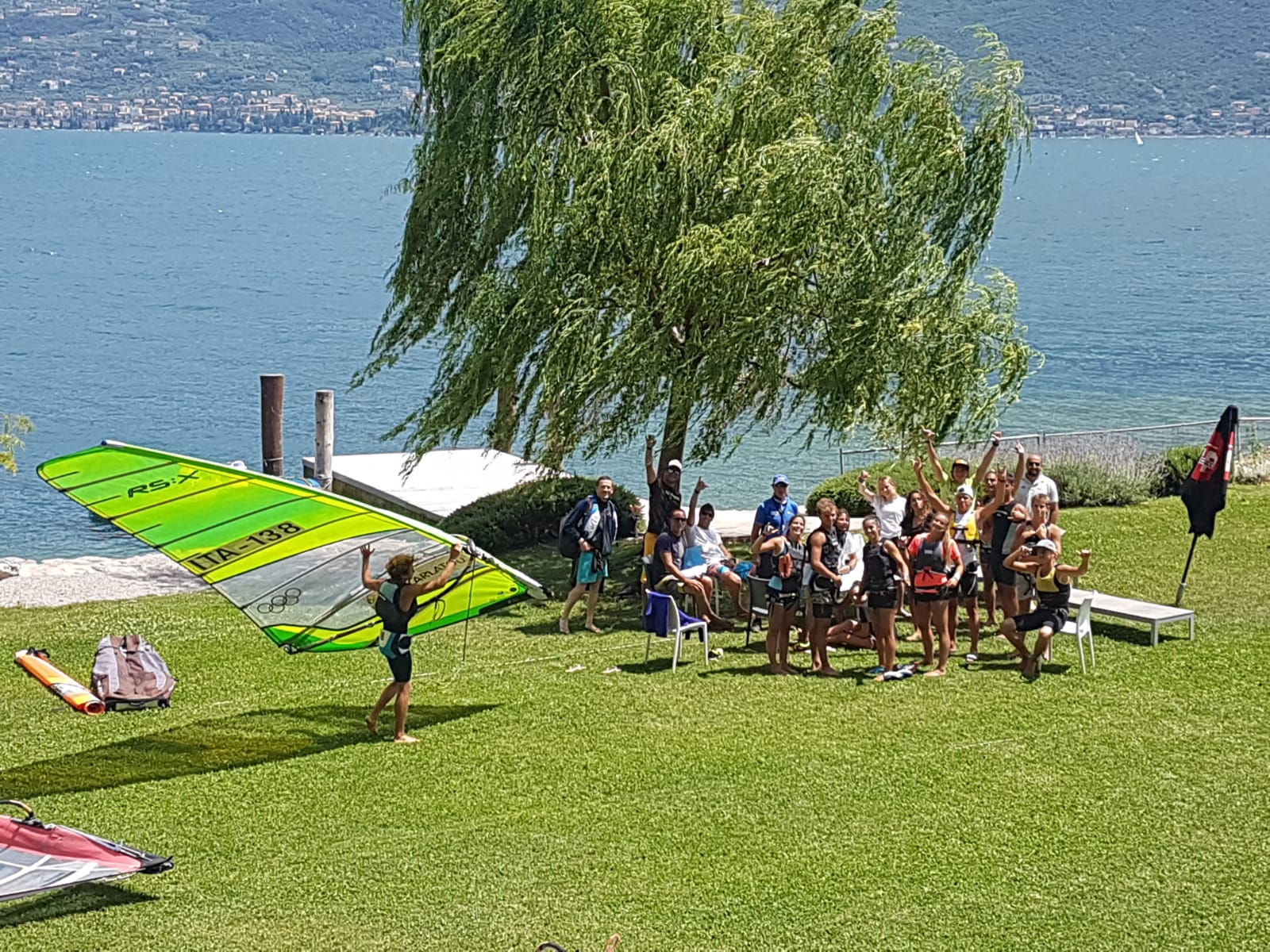 Allenamento collegiale Campione del Garda