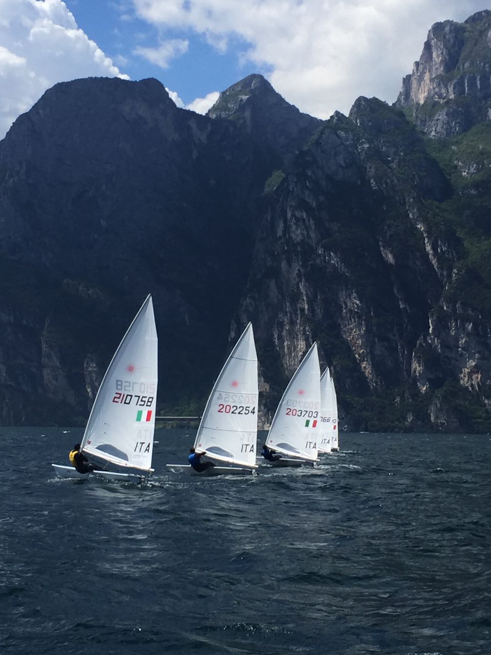 L'allenamento dei Laser Standard a Riva del Garda