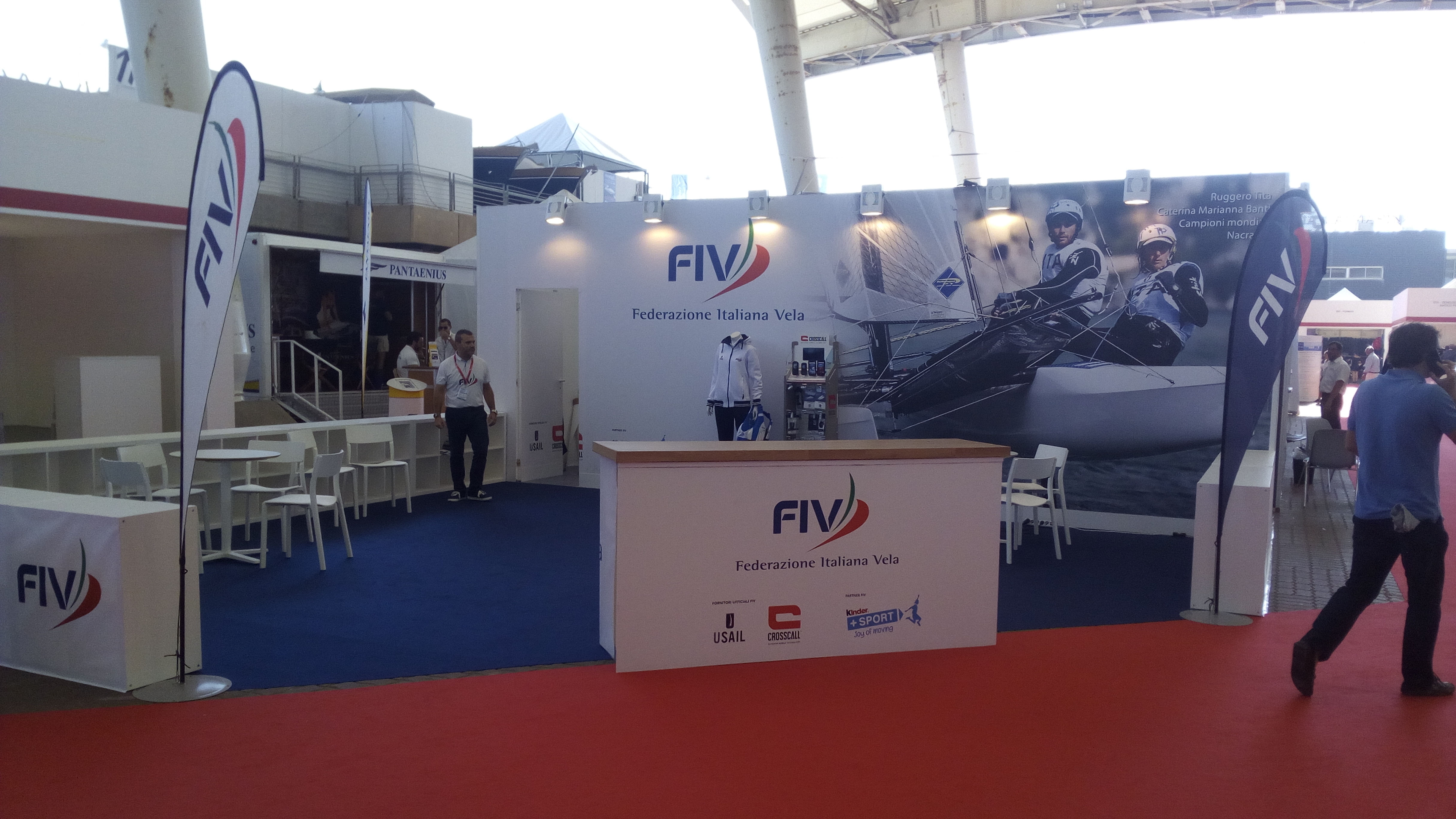 Lo stand della FIV al Salone Nautico