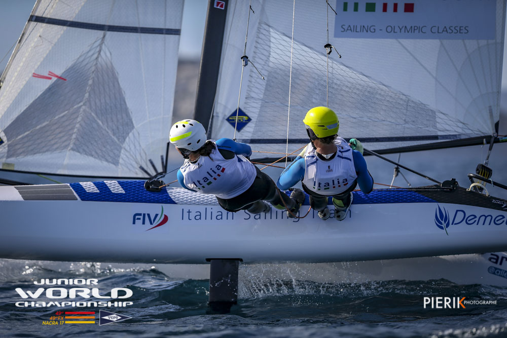 GIANLUIGI UGOLINI E MARIA GIUBILEI - Campioni del Mondo U23 Nacra 17 - Marsiglia, Francia