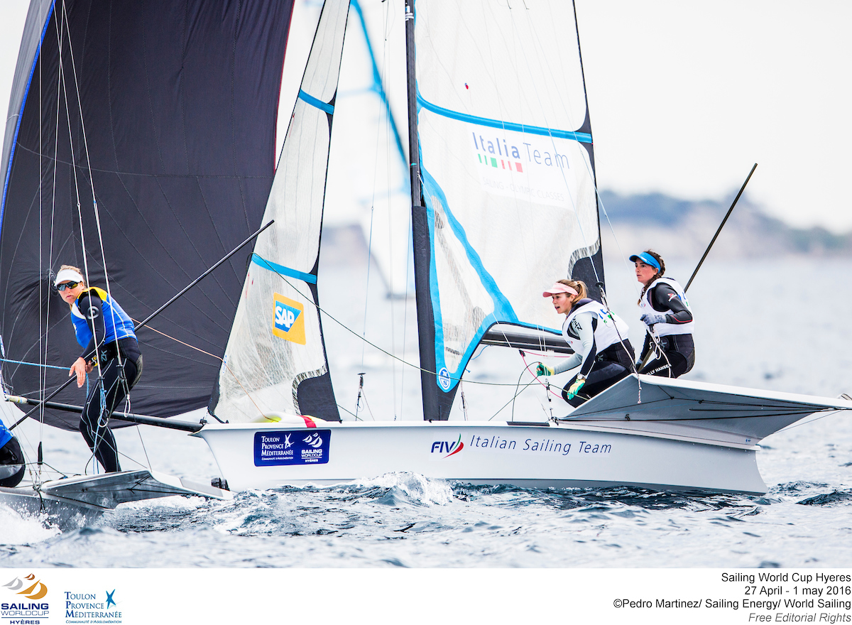 Maria Ottavia Raggio e Paola Bergamaschi (foto Pedro Martinez/SailingEnergy/WorldSailing)