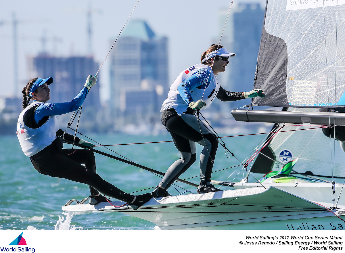 Maria Ottavia Raggio e Paola Bergamaschi (foto Jesus Renedo/SailingEnergy/WorldSailing)