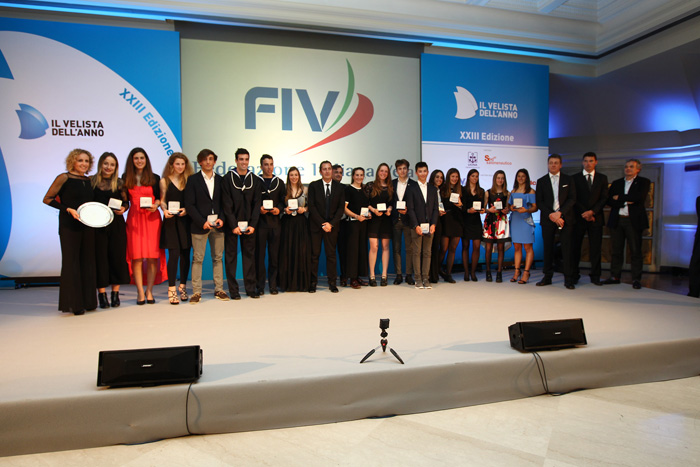 Sul Palco del Velista dell'Anno